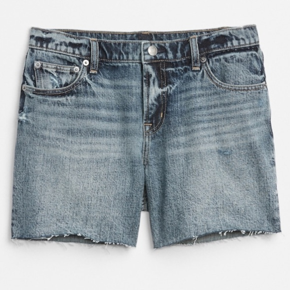 GAP Mid Rise 5" Denim Shorts with Shadow Pockets